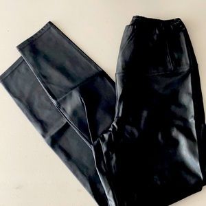 Aritzia never worn faux leather legging